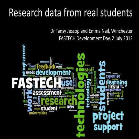 Research Data from real students