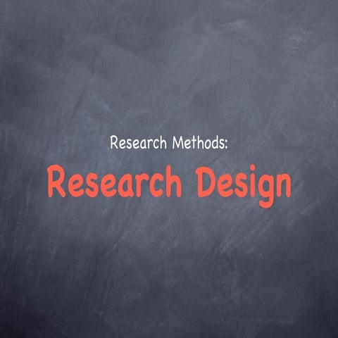 Research design
