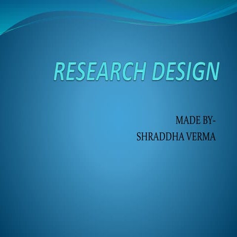 Research design
