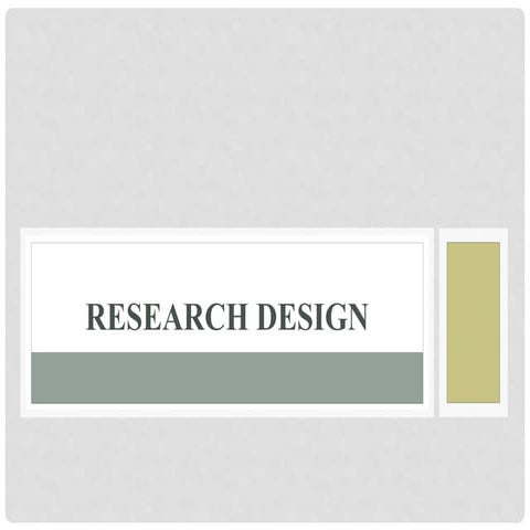 Research design