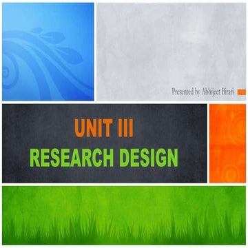 Research design