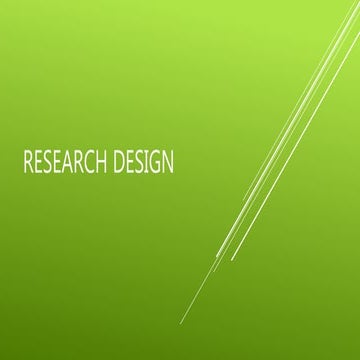 Research design | PPT