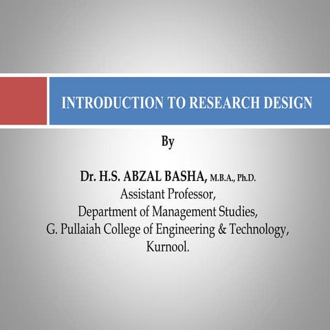 Research Design