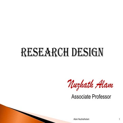 Research Design (Research Types, Quantitative Research Design and Qualitative...