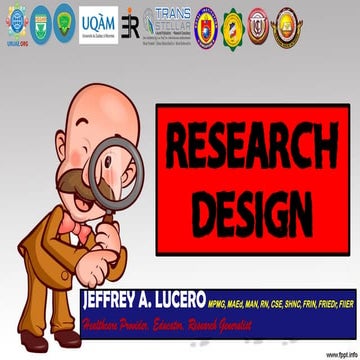 Quantitative Research Design 