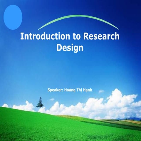 Research Design Adapted From Ha Thanhs