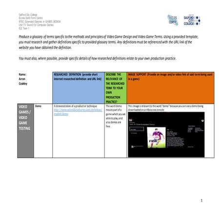 Researched definition