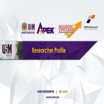 Researcher profile 2019