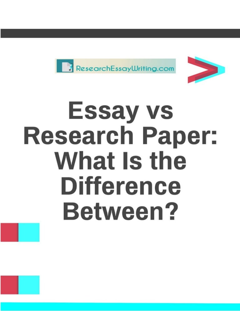 Difference Between Personal Essay And Research Papers