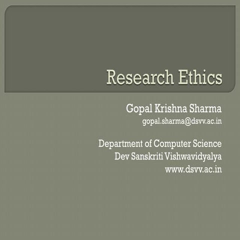 Research Ethics