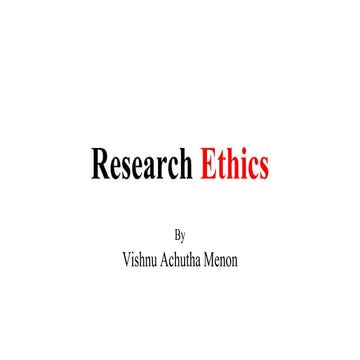 Research ethics