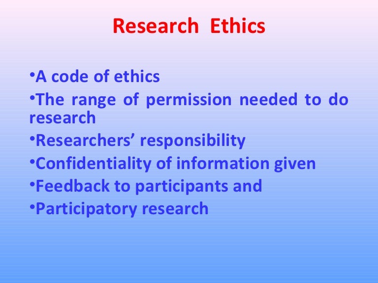 Research ethics.2