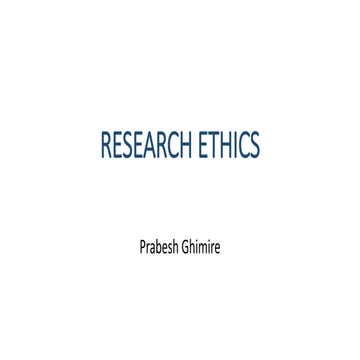 Research Ethics
