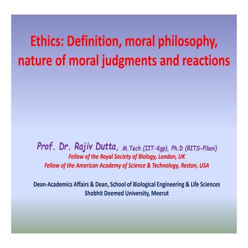 Research ethics philosphy