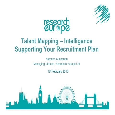 Talent Mapping - Intelligence Supporting your recruitment plan