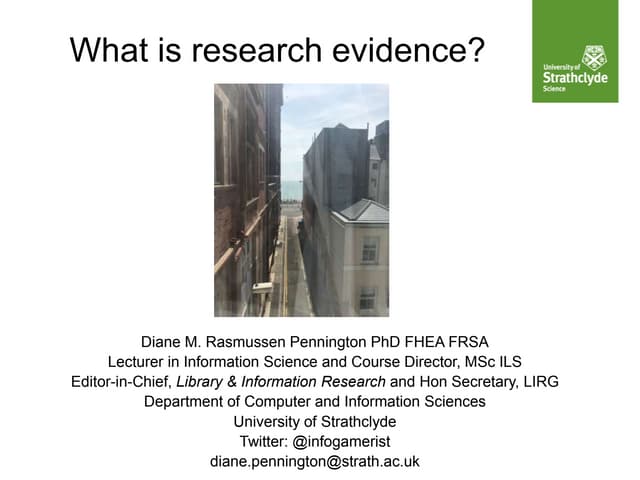 What Is Research Evidence Ppt What Is Research Evidence Ppt