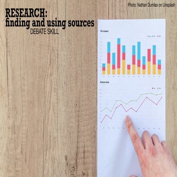 Debate Research – Finding and Using Sources