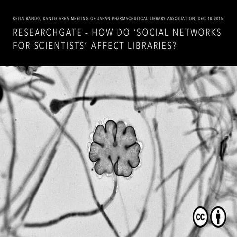ResearchGate - How do 'Social Networks for Scientists' Affect Libraries?