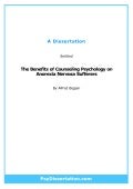 Dissertation guidance counselors