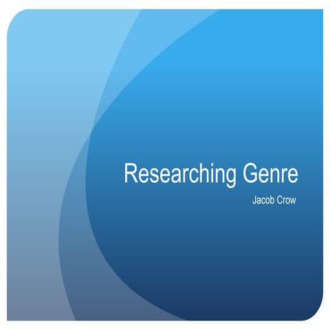 Researching Genre