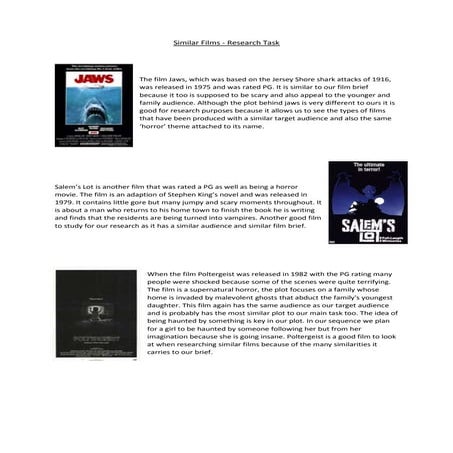 Researching similar films