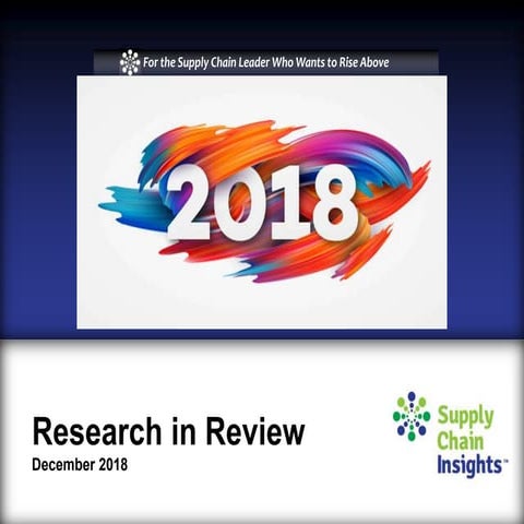Research in Review Webinar Supply Chain Insights_2018