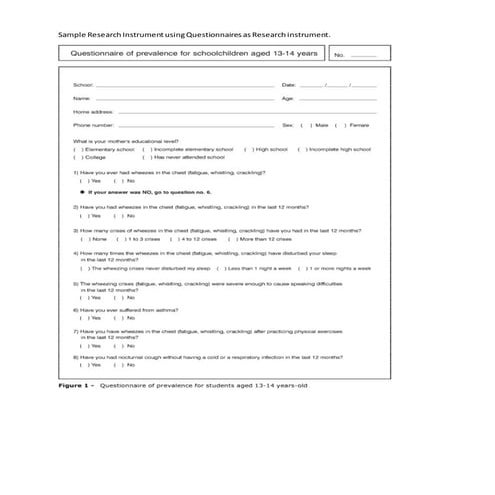 Research instrument | DOCX