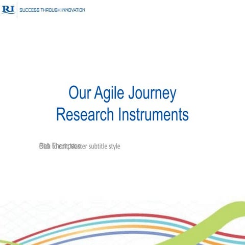 Research instruments case study