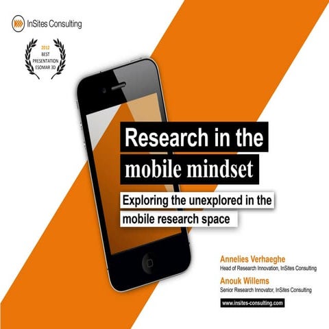 Research in the mobile mindset