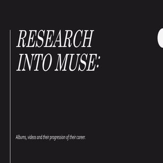 Research into muse