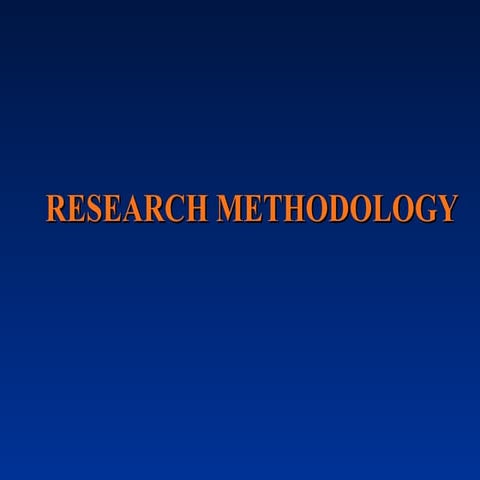 Research lesson what is research method