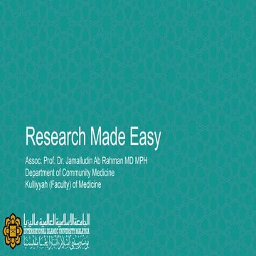 Research Made Easy