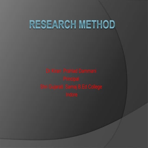 Research method