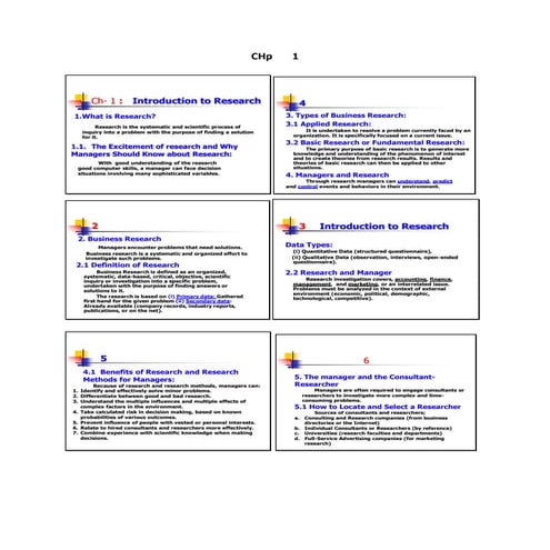 Research method chp 1 to 9
