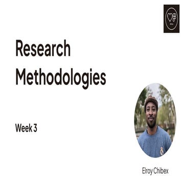 UX Research Methodologies