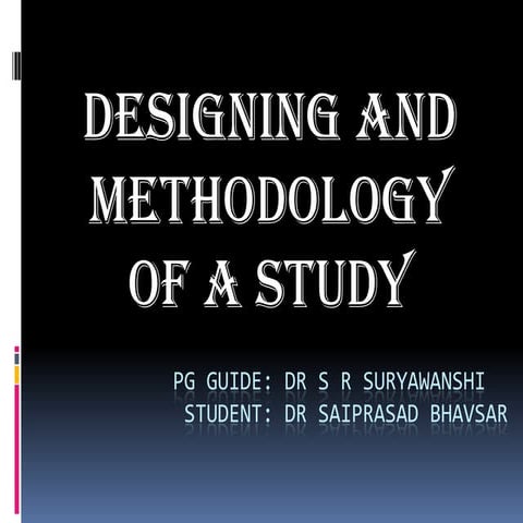 Research methodology