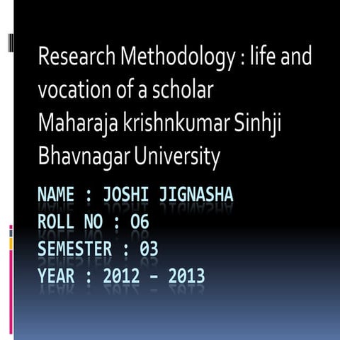 Research methodology