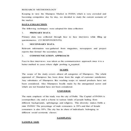 Research methodology | PDF