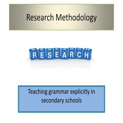 Research methodology