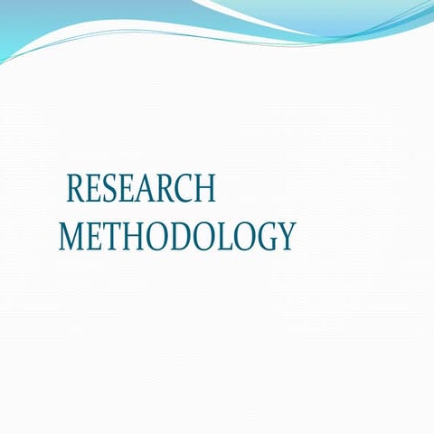 Research methodology