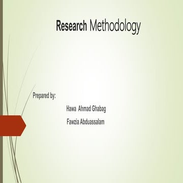 Research methodology