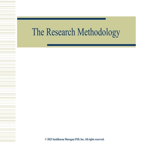Research Methodology | PPT