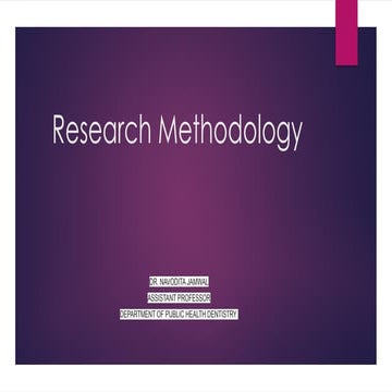 Research Methodology for learning concepts | PPTX