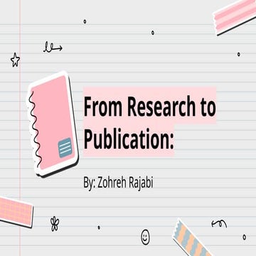 Research Methodology (Writing Journals, Papers)