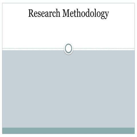 Lesson 1 research methodology introduction | PDF