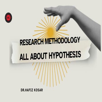 Research Methodology all about Hypothesis.pptx