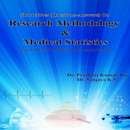 Research methodology and medical statistics book preview