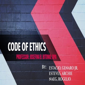 Research Methodology Code of Ethics