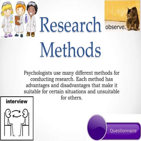 Research methods