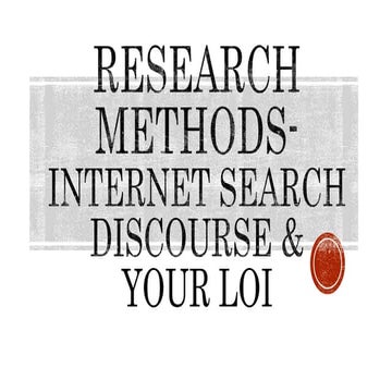 Research Methods